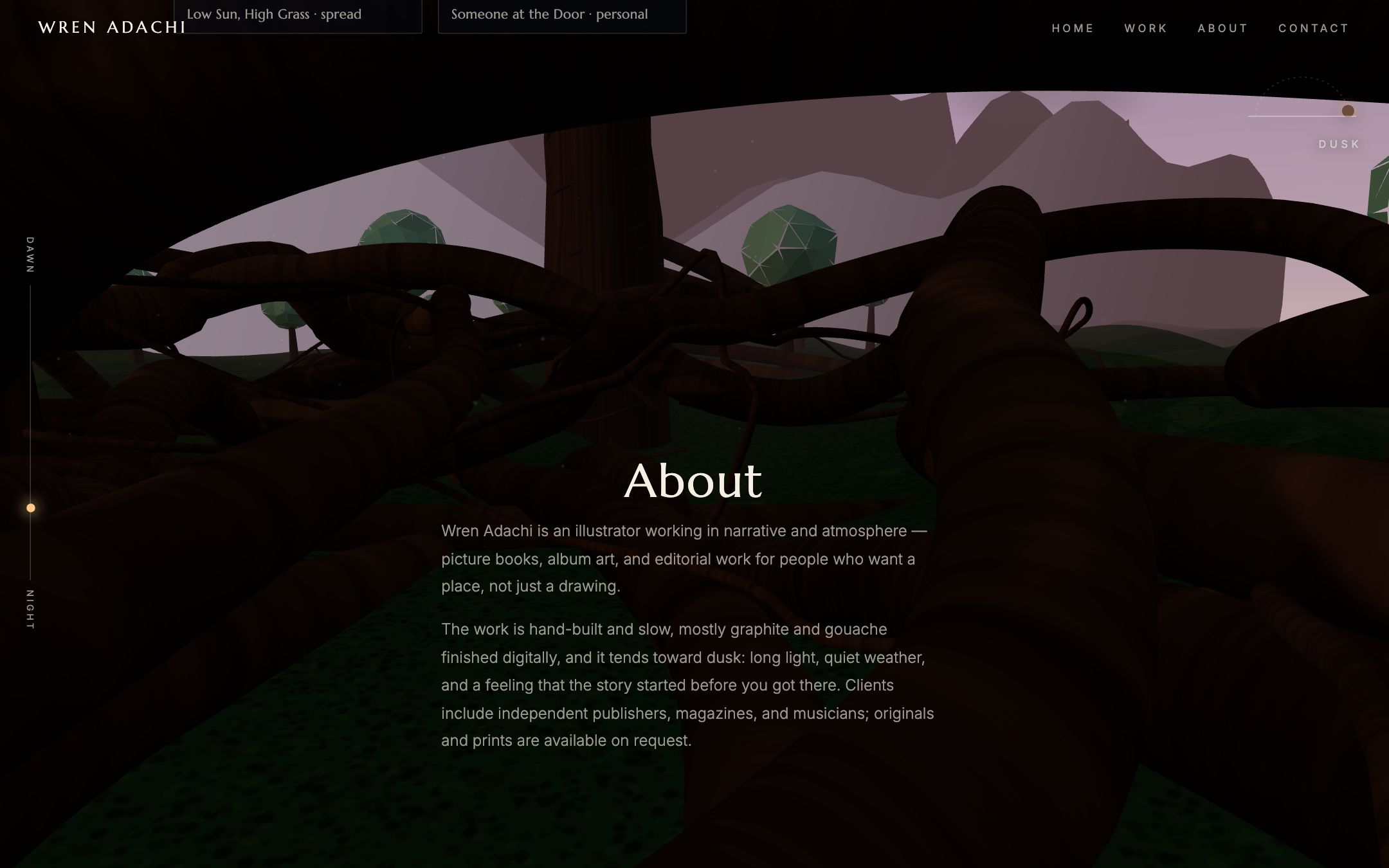 Illustrator Portfolio screenshot