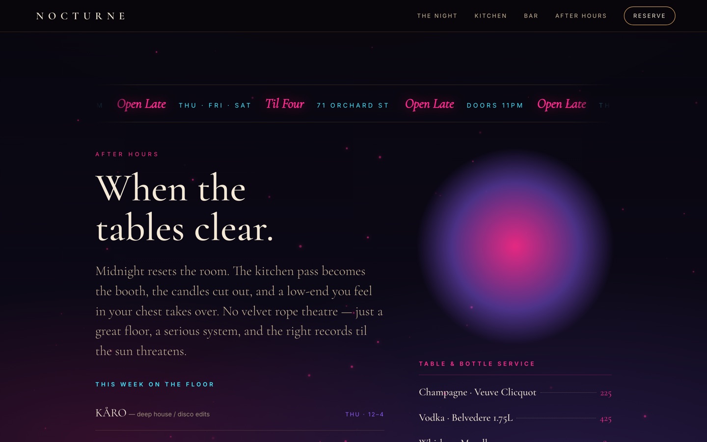 Midnight Transition screenshot