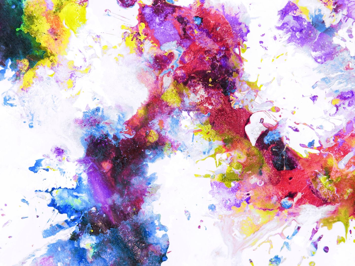 Bright abstract painting detail
