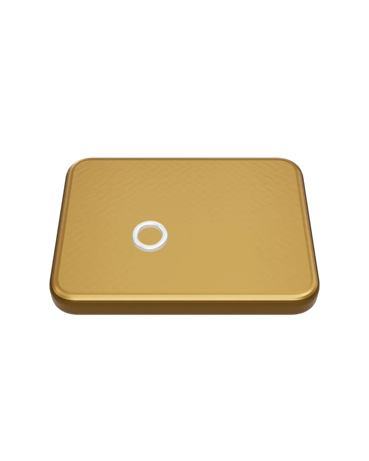 Lamina Tray — Patinated brass