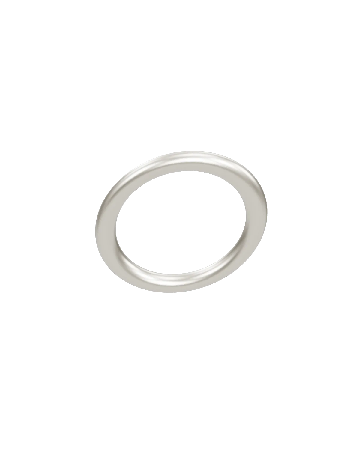 Vesper Bangle — Brushed sterling silver